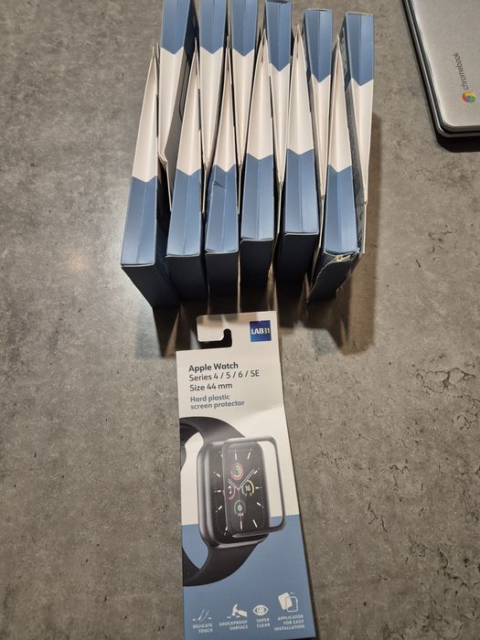 Szkło ochronne z twardego plastiku apple watch series 4/5/6/se   44 mm