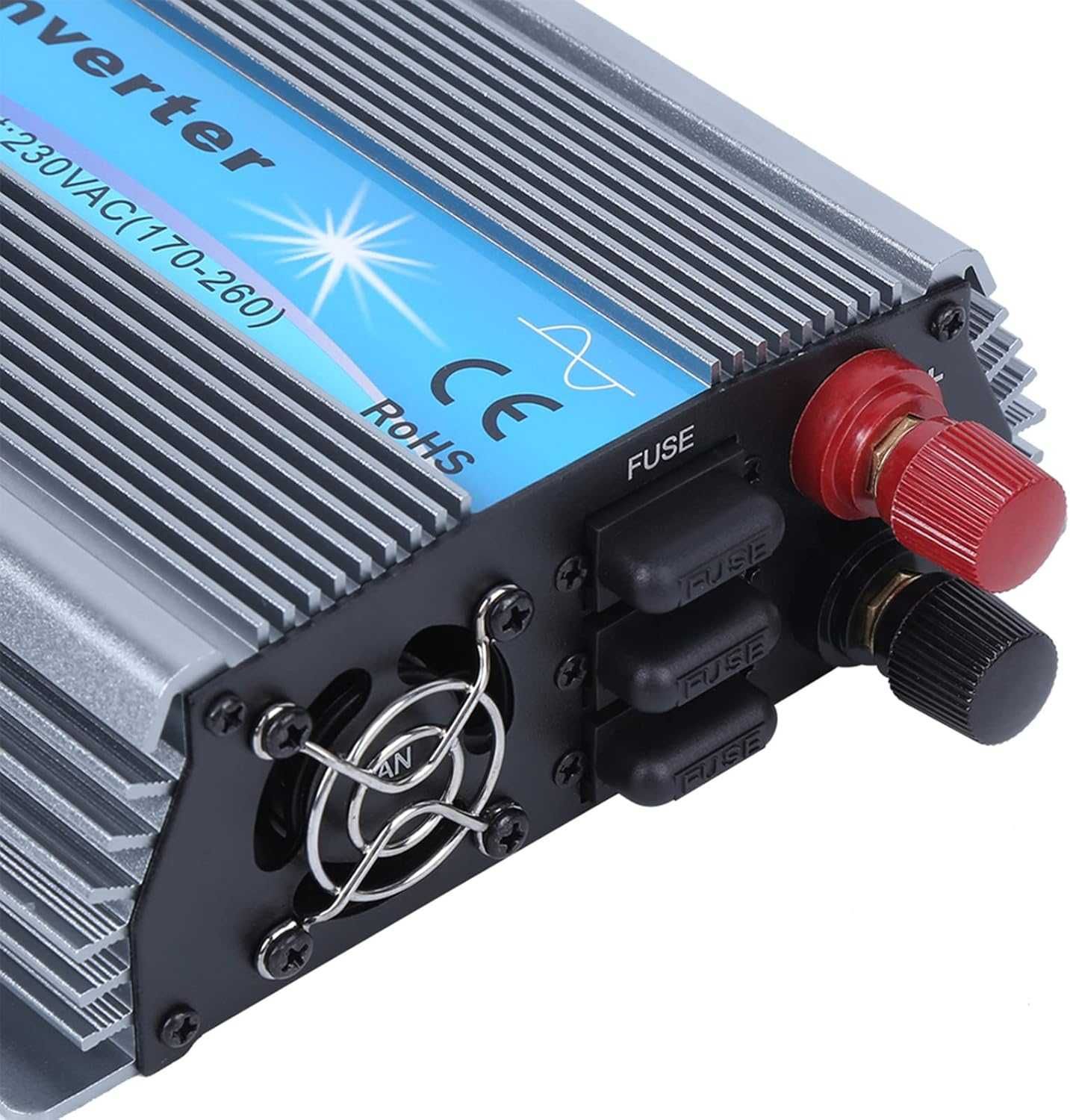 Falownik 1000 W do Mikro sieci Słonecznej DC10,8–32 V Wejście 230 V