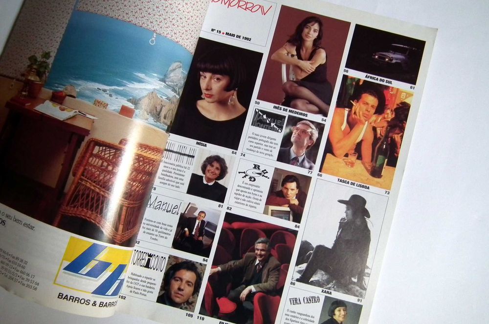 Revista Tomorrow (extinta) Nº 15, Maio 1992. Xana Nunes. Envio grátis.