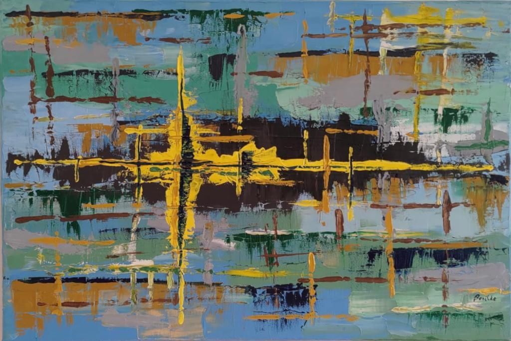 Quadro óleo abstrato original