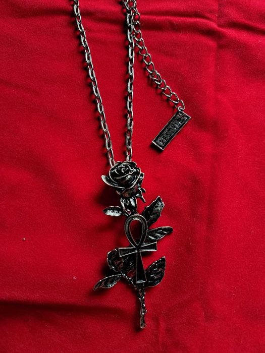 Rose Ankh Silver Gotycka Biżuteria Restyle gothic goth