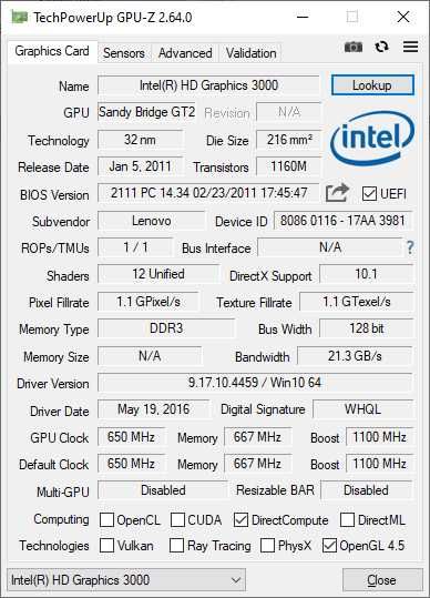 Ноутбук Lenovo Y570