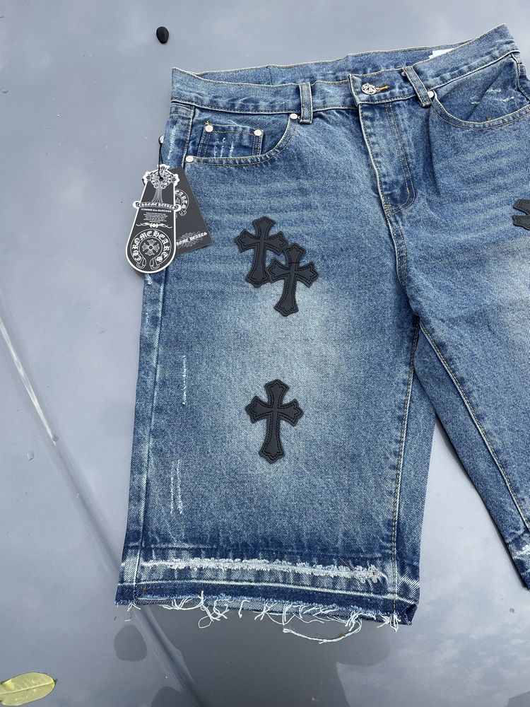 Джинсові шорти Chrome Hearts