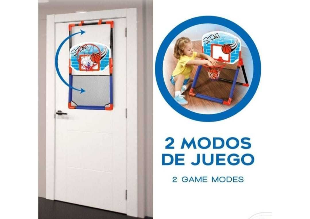 Conjunto de basquetebol multifuncional infantil Piso e Parede