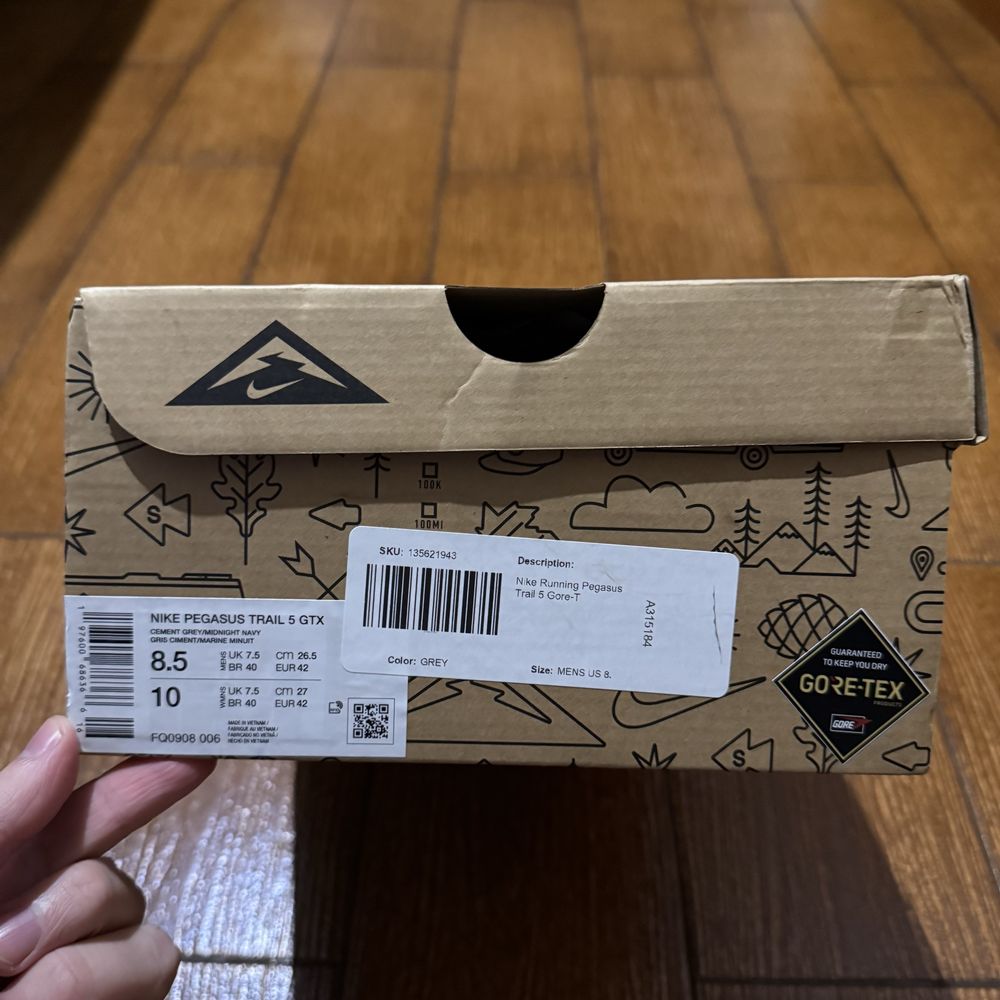 Nike Pegasus Trail 5 Gore-Tex 26.5см-29.5см Оригінал