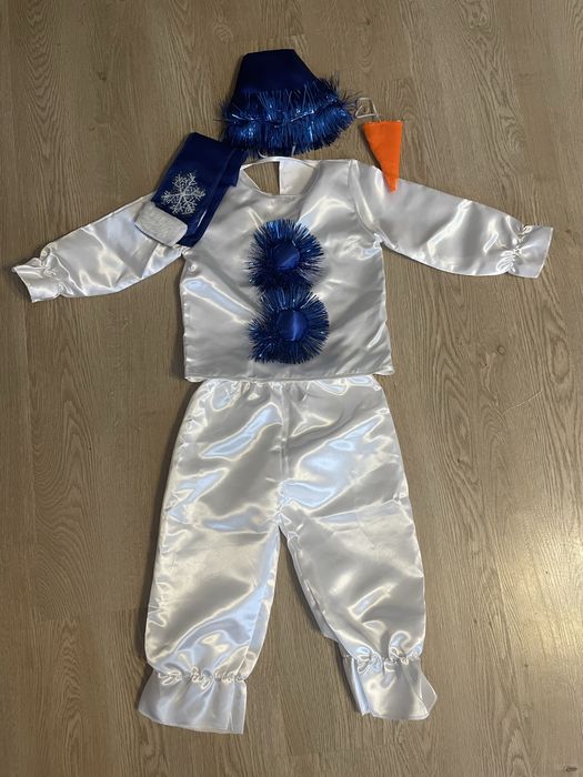 Костюм сніговика новорічний на хлопчика