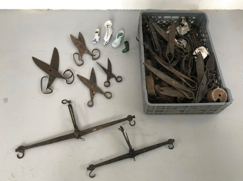 Tesouras de tosquia em ferro antigas