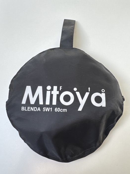 Blenda fotograficzna Mitoya 60 cm biała czarna złota srebrna