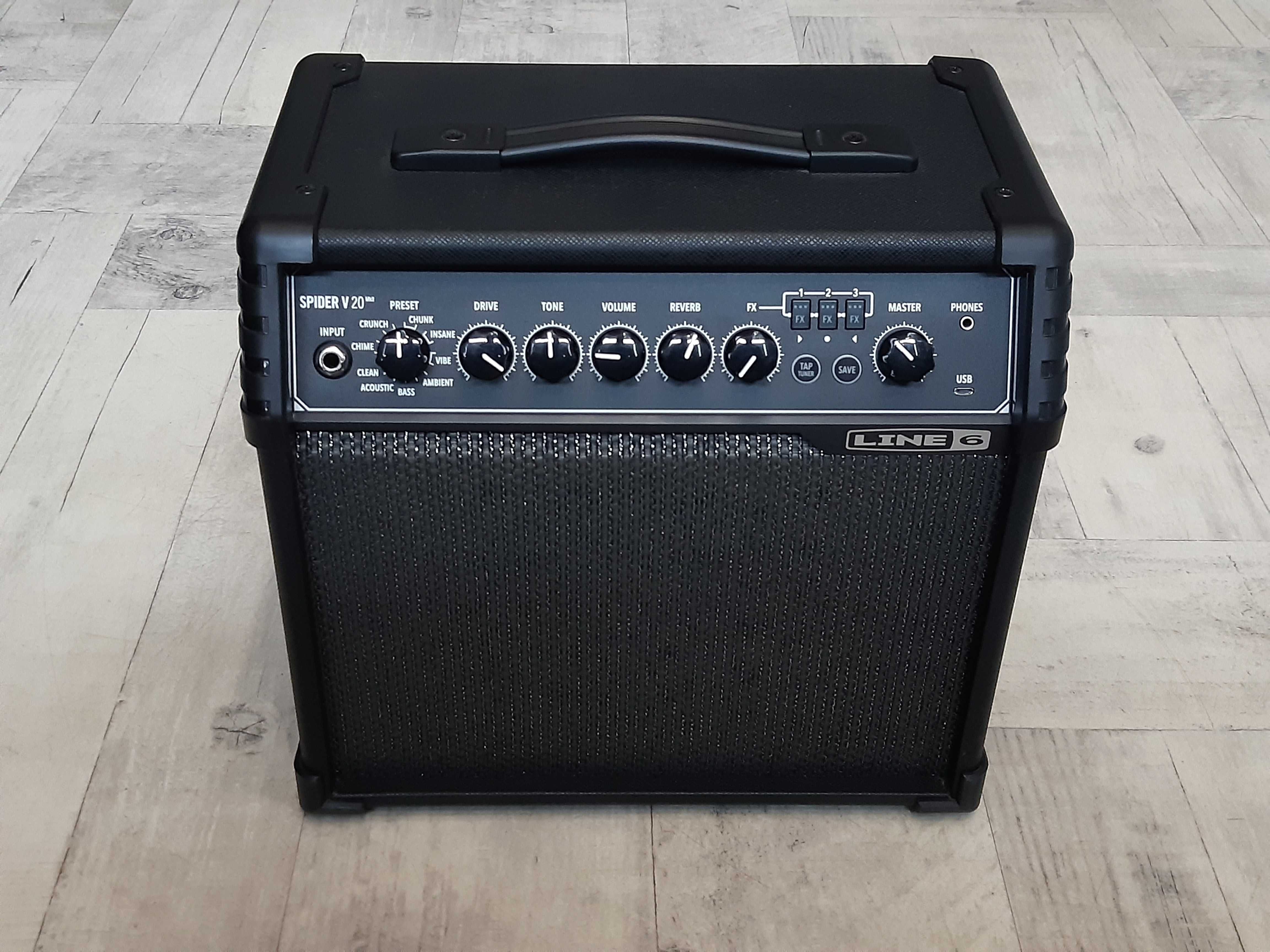 Wzmacniacz gitarowy LINE 6 SPIDER V 20 - combo-efekty - wysyłka Gratis