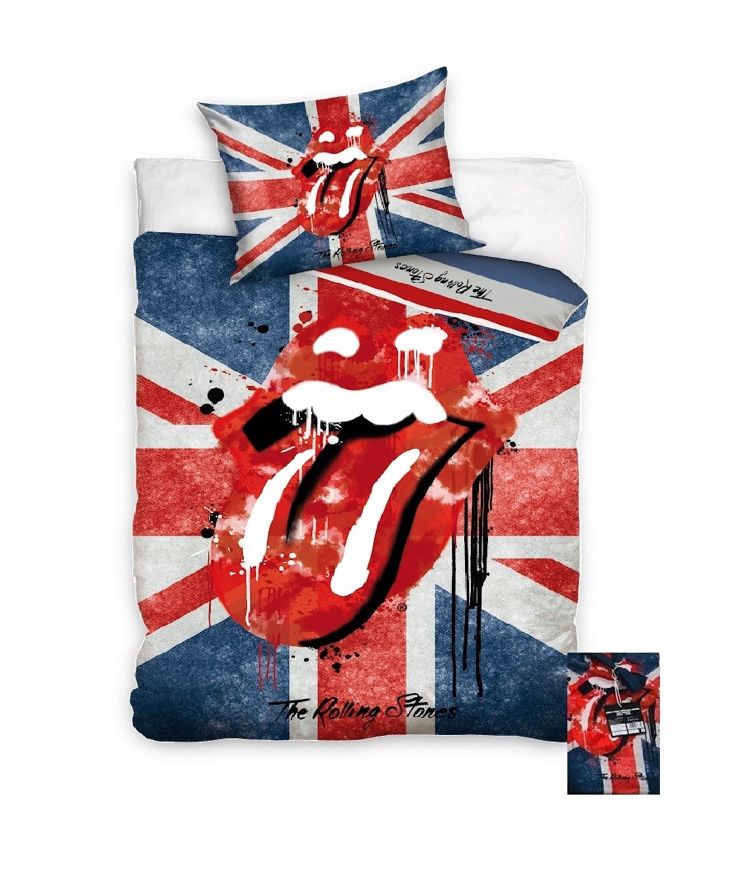 Pościel bawełniana 160x200 The Rolling Stones Jagger
