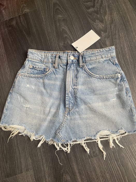 Джинсова юбка , спідниця Zara