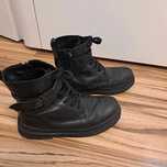 Buty zimowe skórzane