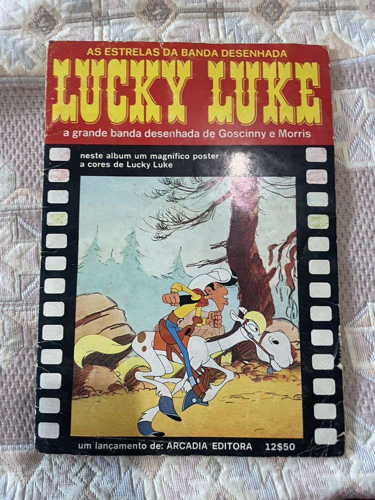Caderneta de cromos Lucky Luke incompleta