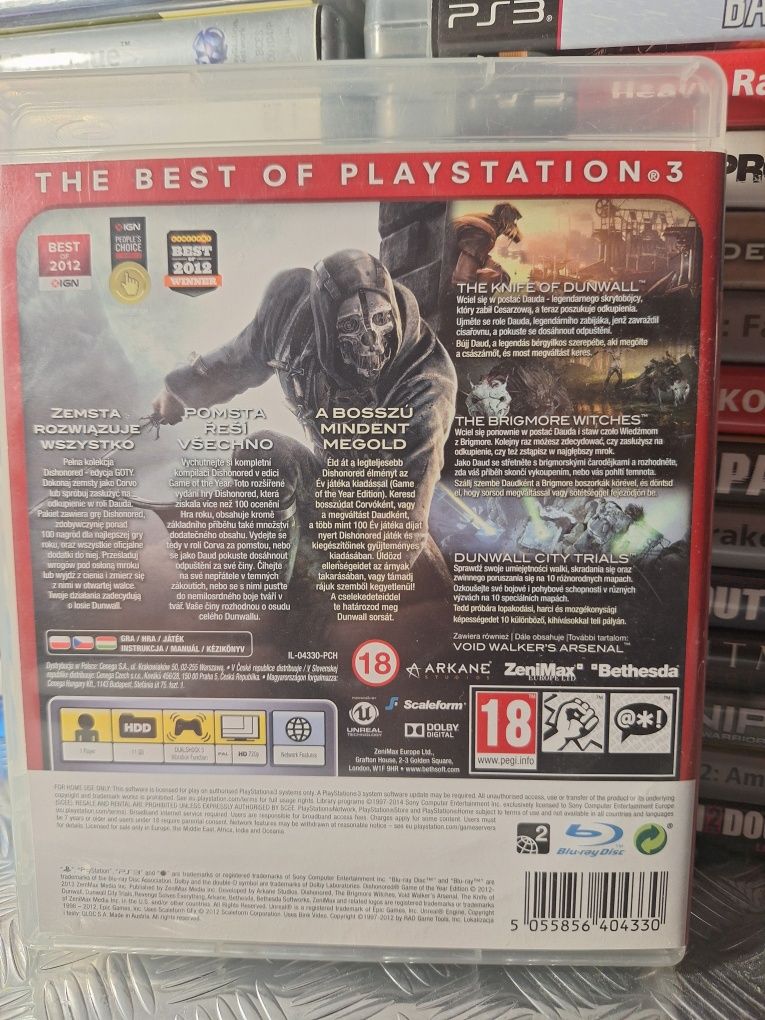 Ps3 dishonored goty PL