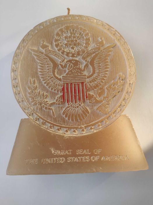 Świeczka vintage - The Great Seal of the USA