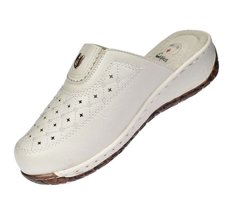 Klapki medyczne damskie na koturnie Enplus JL395 wt roz. 40