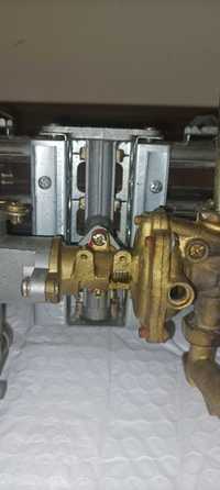Блок газового і водяного редуктора для колонки Dion з пальником