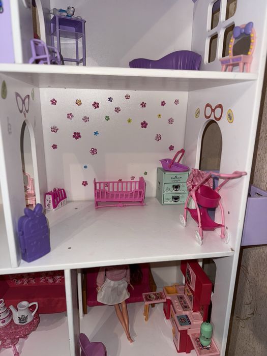 Дом барби,дім для ляльок,дом доя кукол,домик лол,большой дом