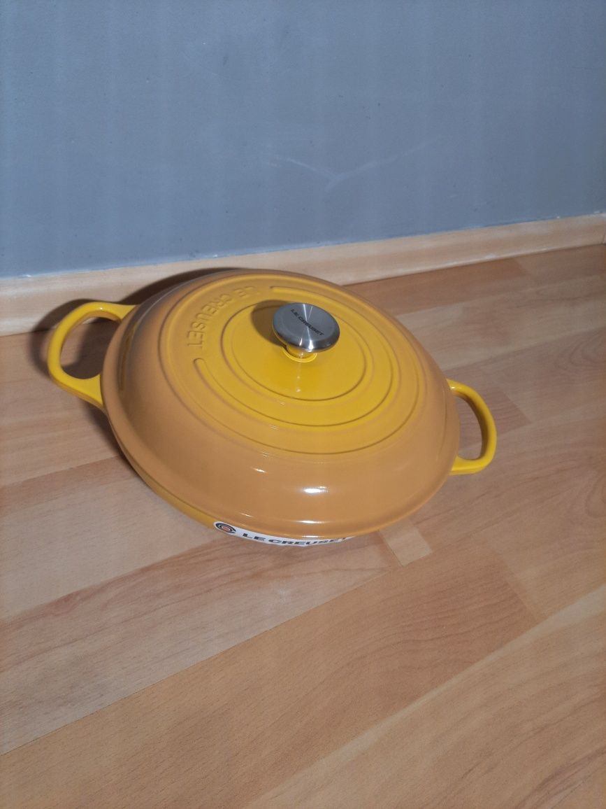Garnek Le Creuset 30cm żółty