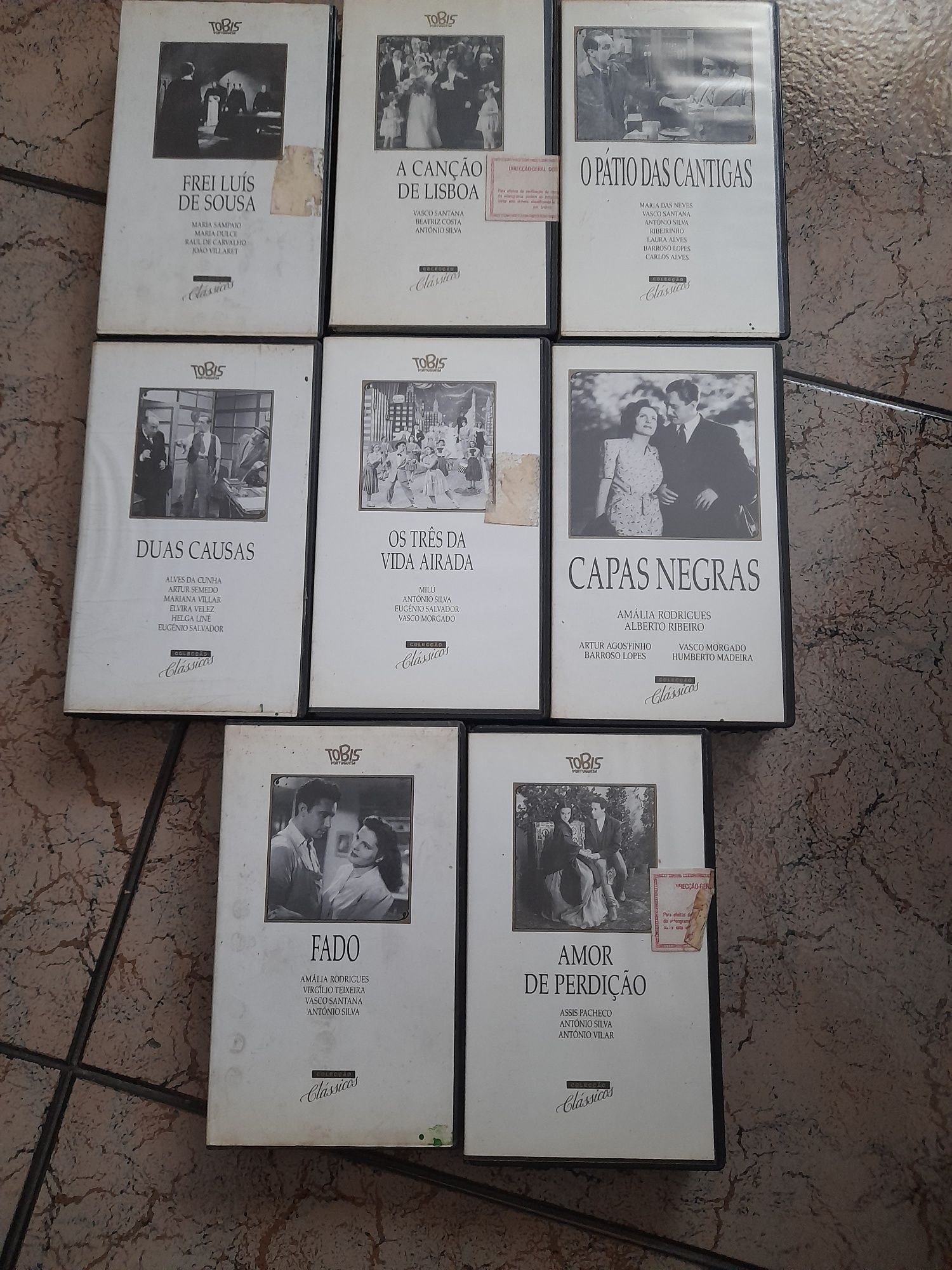 Filmes portugueses- coleção clássicos VHS