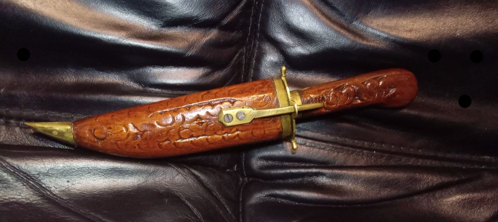 Ніж кинжал різьбленний традиційни Індія