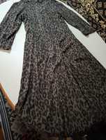 Vestido comprido camiseiro Zara