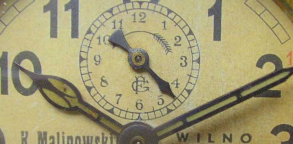 WILNO Antyk budzik kresy zegar zegarek polonik nie Lwów IIRP Piłsudski