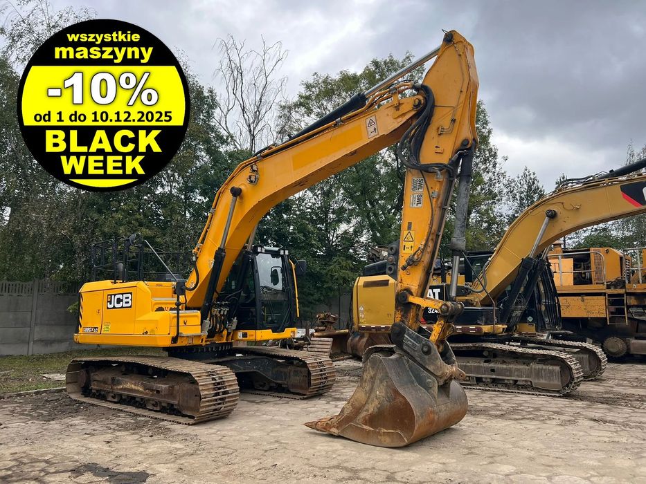 JCB 220X LC  koparka gąsienicowa, 24t, łyżka, szybkozłącze, klima, nowy łańcuch