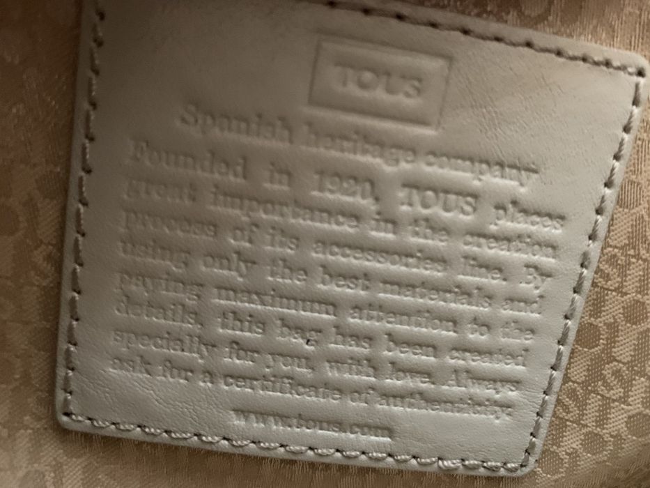 Mala/carteira em pele Tous