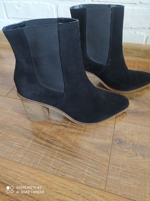 Ботильоны, ботинки,жіноче взуття 41 размер Замша Ботільони замшеві 41