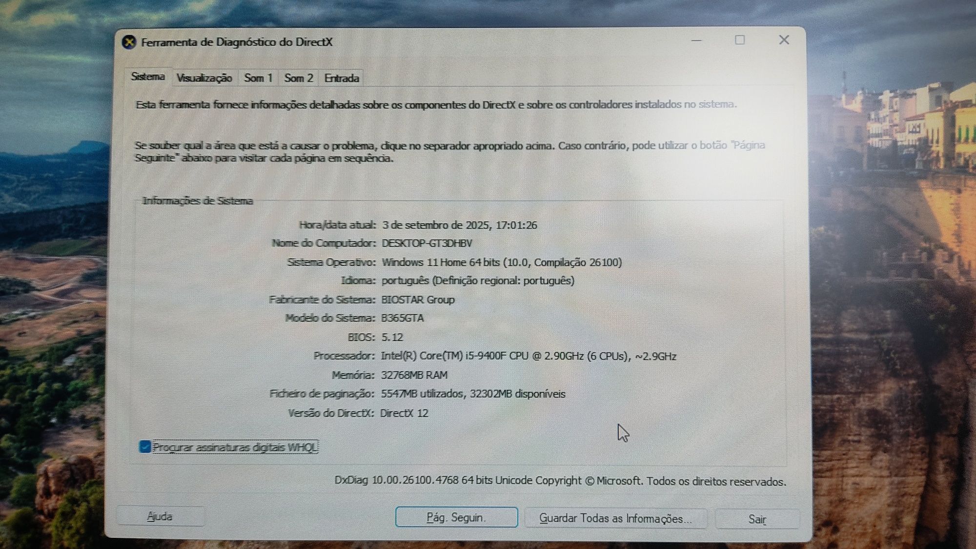 Computador Gaming i5 9400 + 1660TI