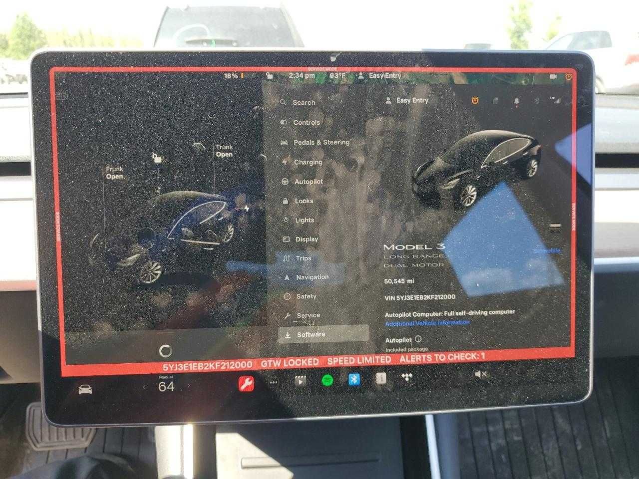 2019 TESLA model 3