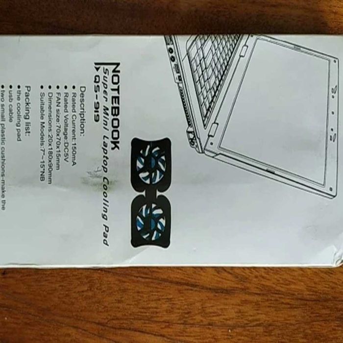 Дуже компактний охолоджувач ноутбука - Кулер ICE COOREL Foldable