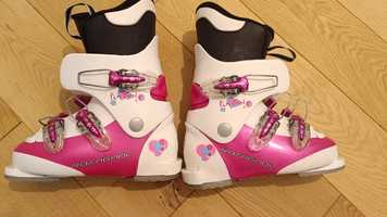 Buty narciarskie dla dziewczynki 21.5 różowe Rossignol girl fun 3