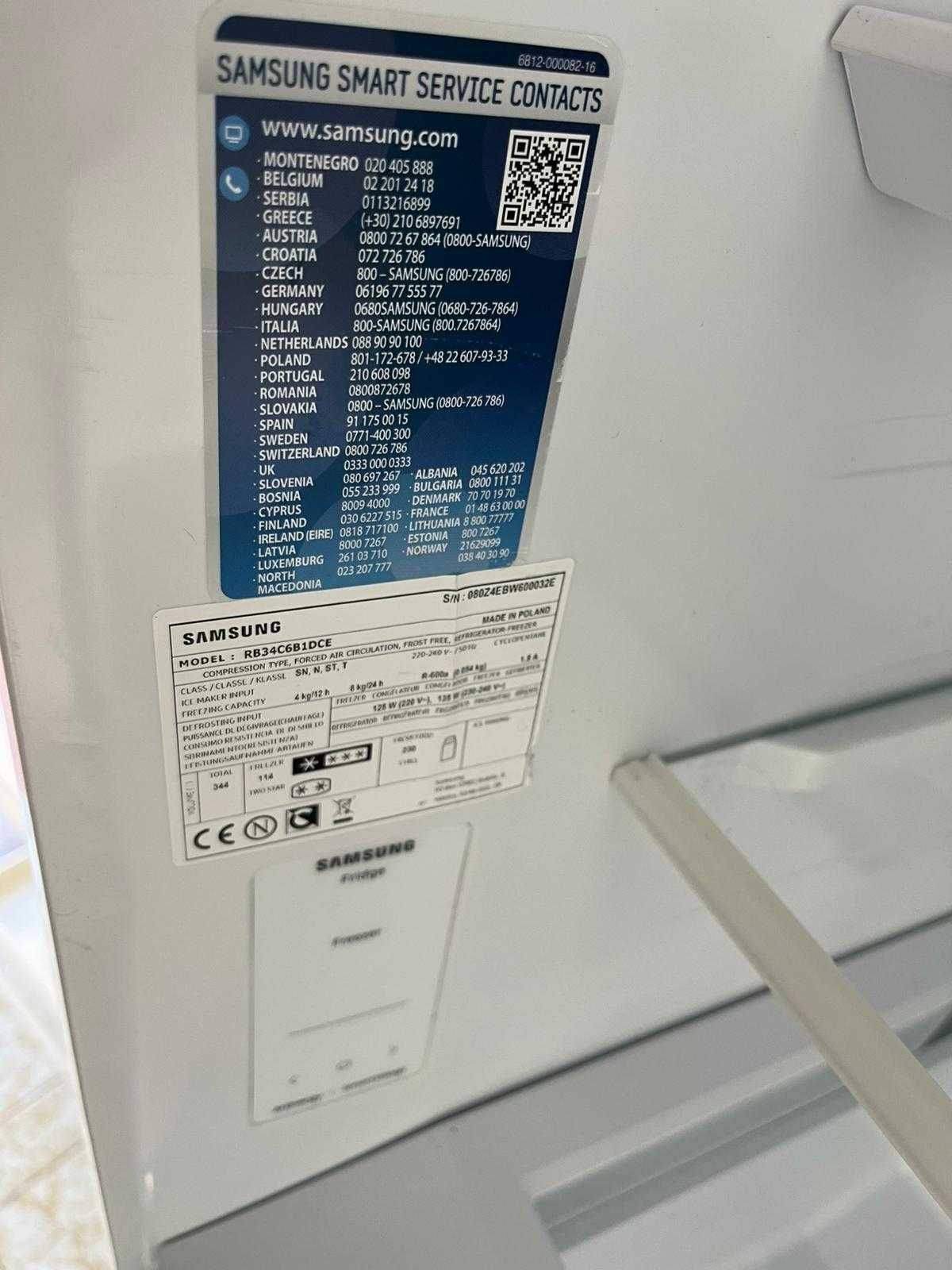 Frigorífico SAMSUNG RB34C6B1DCE/EF D (185 cm - 344 L - Creme)