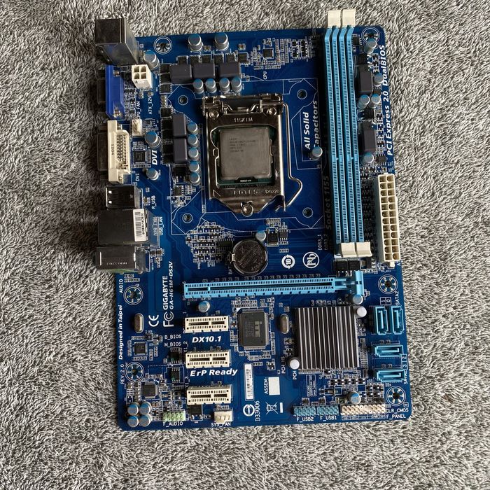 Материнская плата 1155 Gigabyte ga-h61m-ds2v