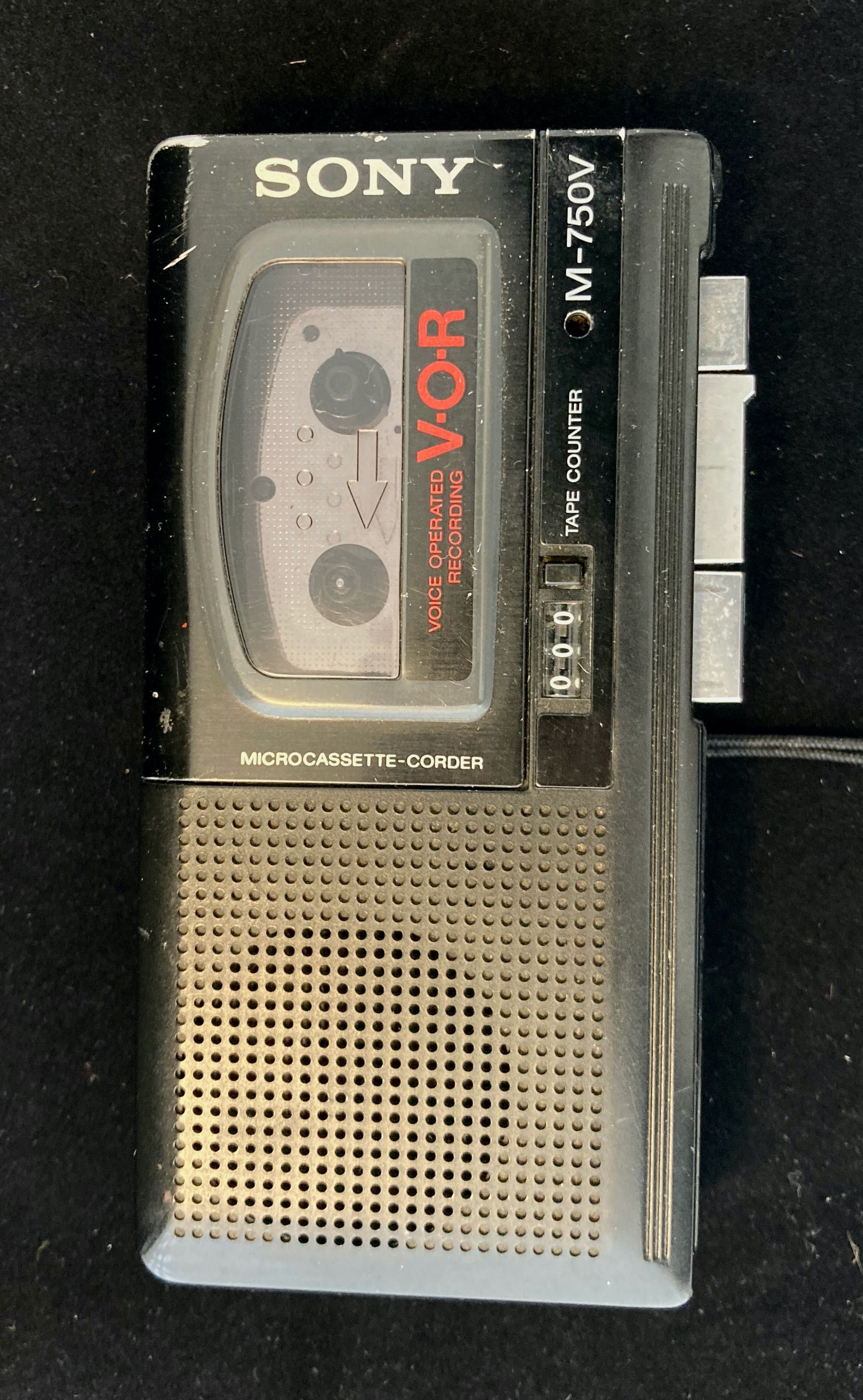 Gravador Sony M-750V para reparação