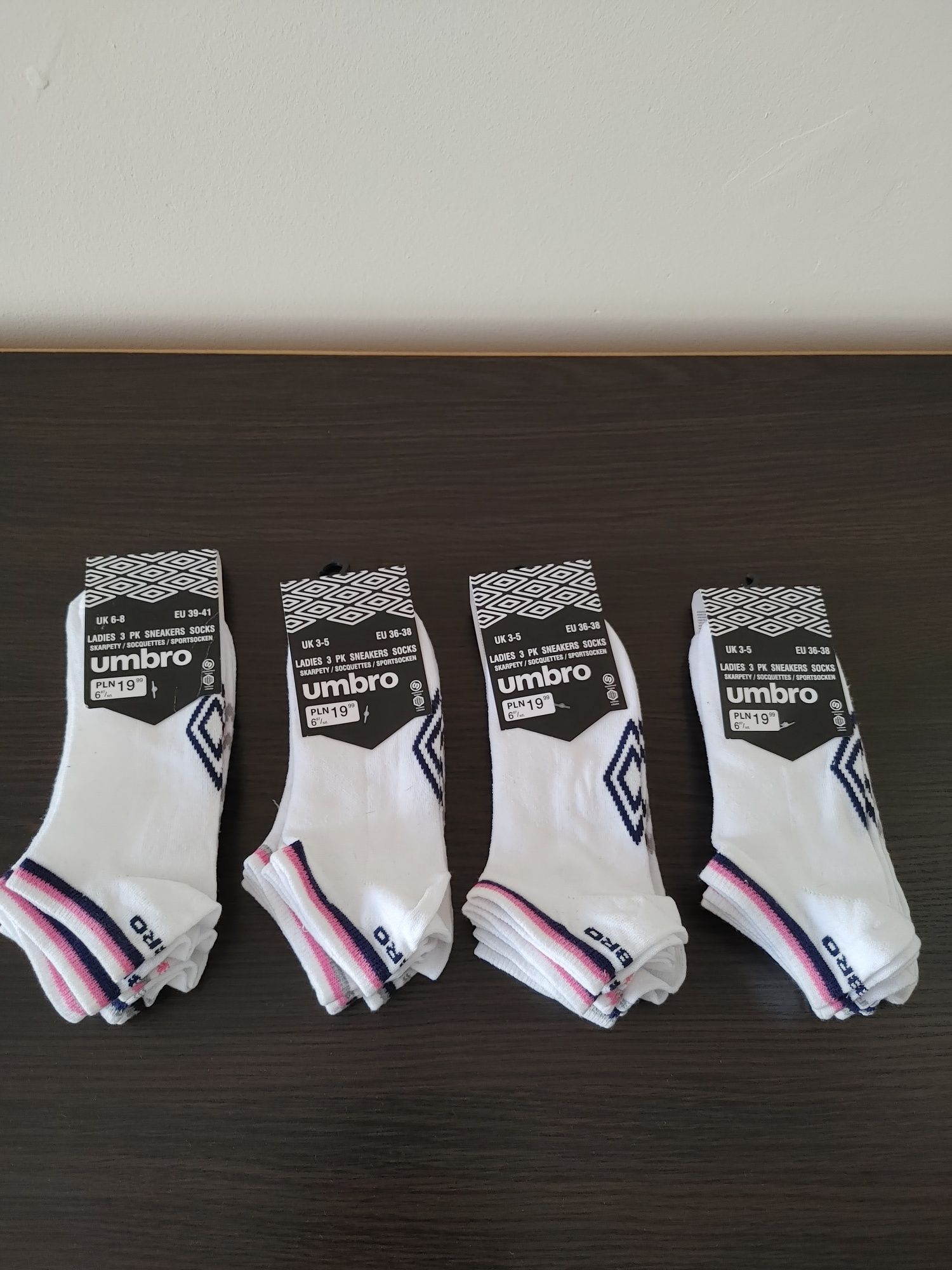 UMBRO Skarpetki Damskie 39-41 Nowe 12-par za 60zł SPRAWDŹ