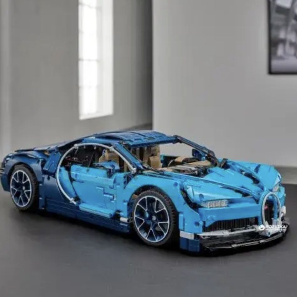 Конструктор Bugatti Chiron, 3599 деталей, сумісний з Lego Technic.