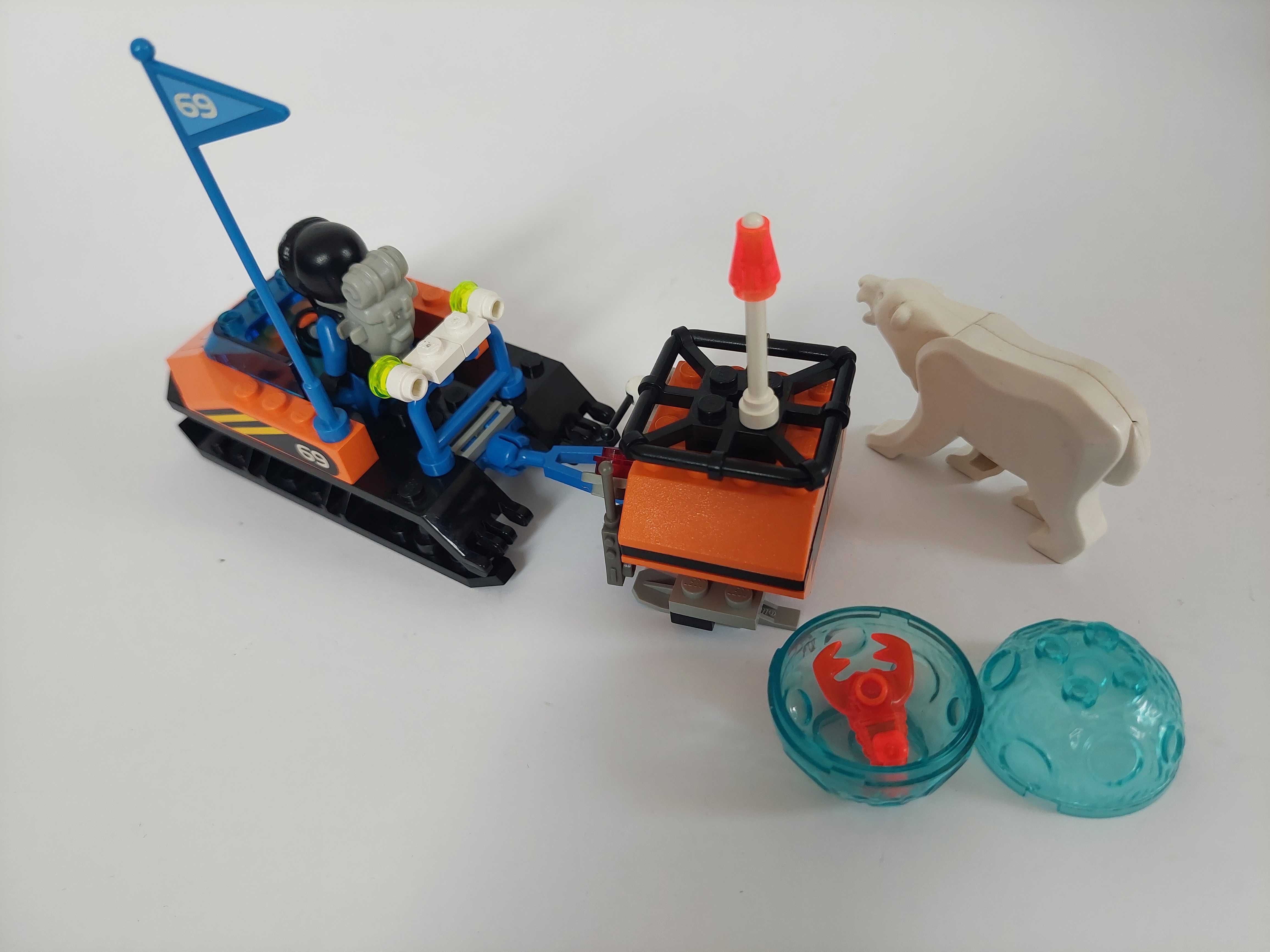 Lego Arctic 6586 Polar Scout z niedźwiedziem - 2000 r. komplet