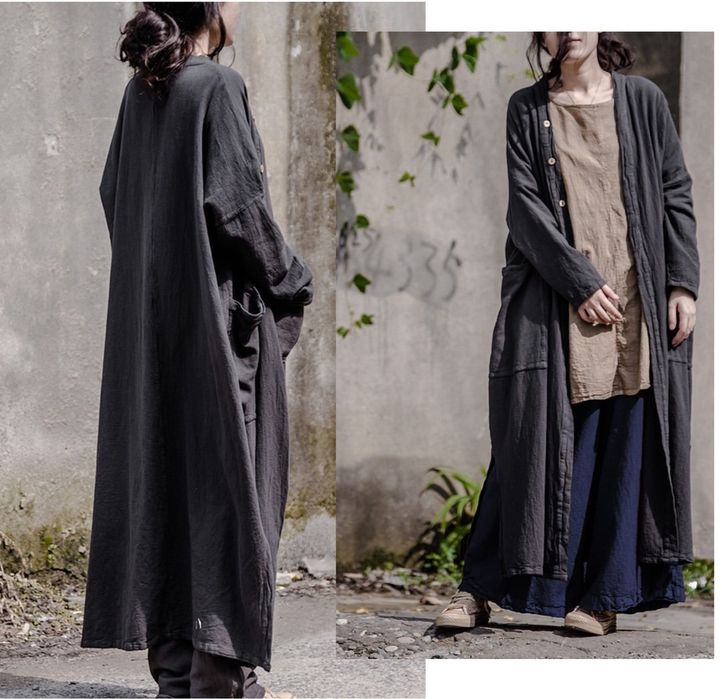 Жіночий лляний кардиган