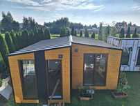 Dom modułowy mobilny , na zgłoszenie , drewniany , pow. zabudowy 40 m2