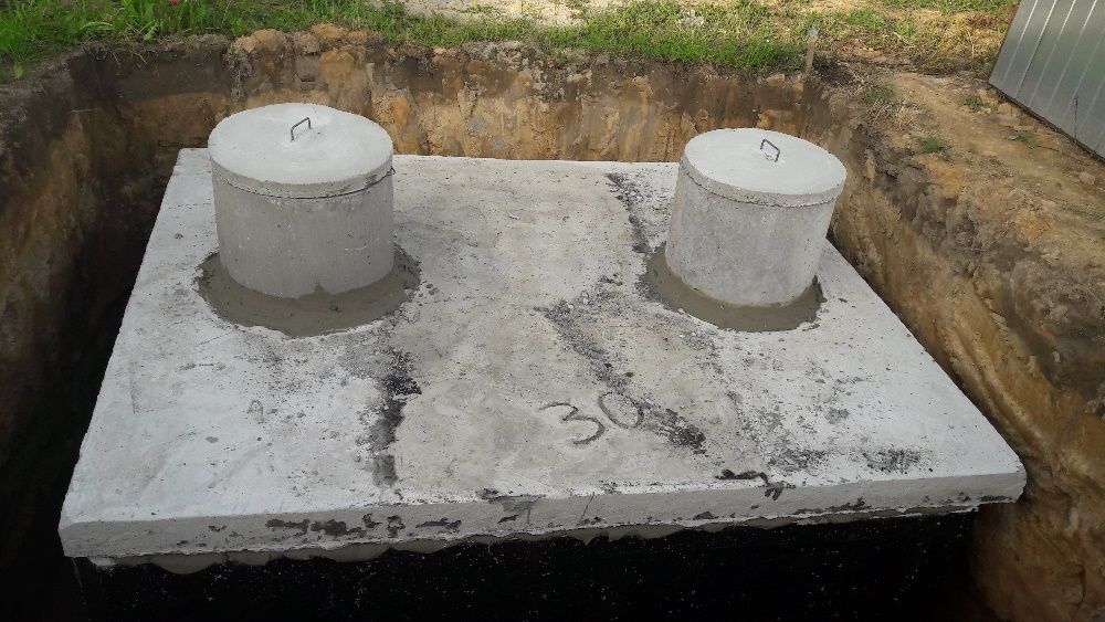 Zbiornik na szambo 4m3 - dwukomorowy. Szamba - betonowe