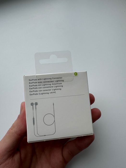 Наушники Apple EarPods Lightning 100% Оригинал Original ЕарПодс 3.5mm