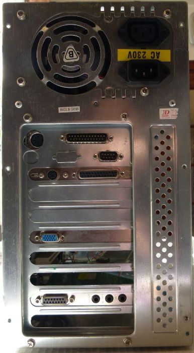 Komputer AMD K6 500MHz DFI P5BV3+/e 64MB RAM ISA AT TNT2