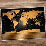 Varios Mapa Mundi Atlas p/ raspar Scratch viajantes wanderlust GRANDE