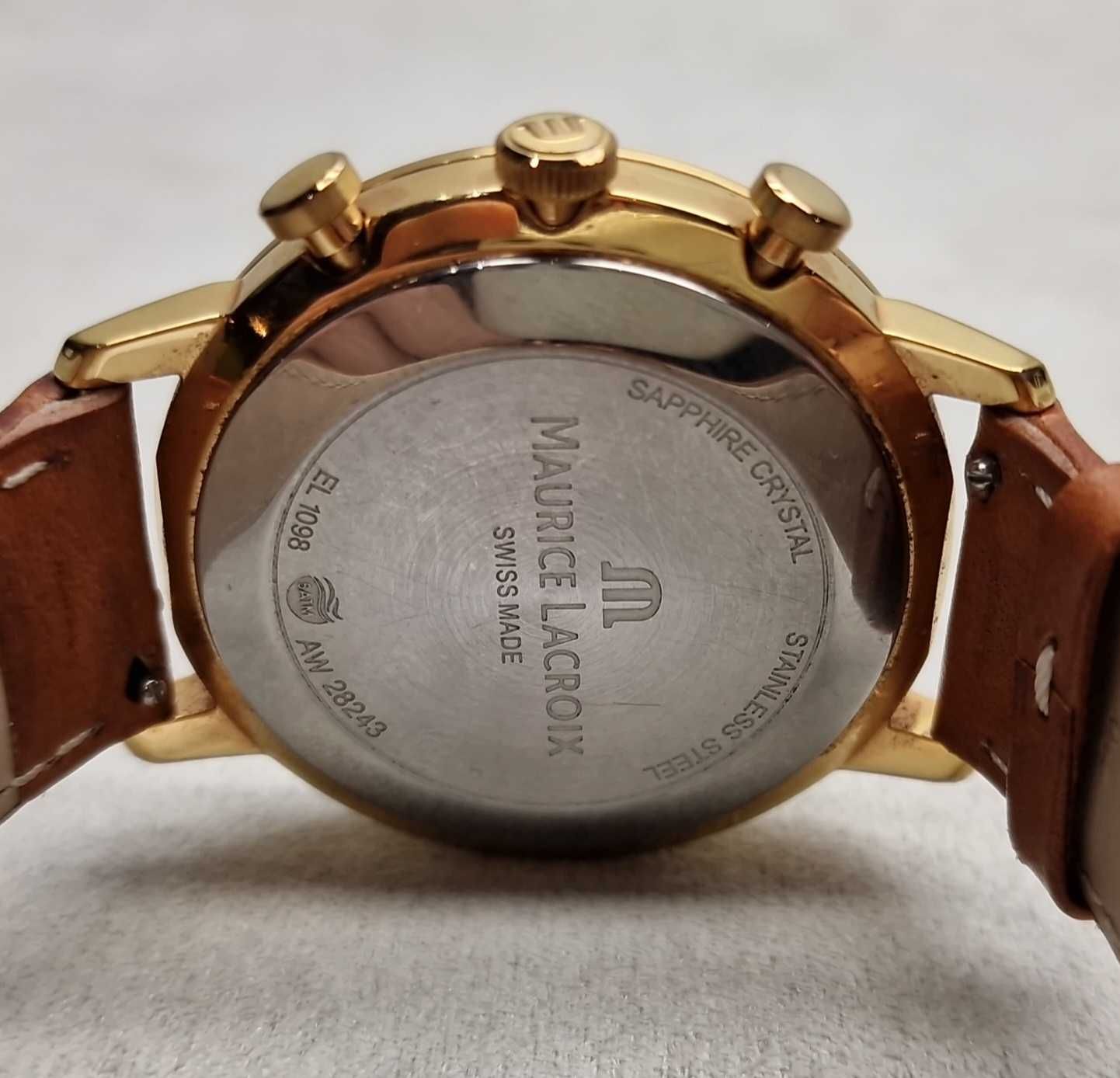Elegancki  Klasyczny  Zegarek MAURICE LACROIX AW 28243 EL1098