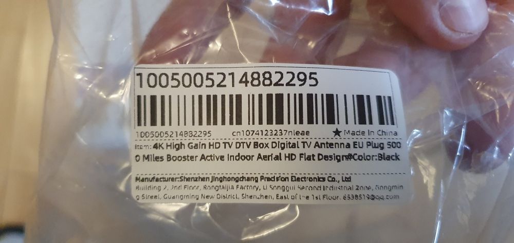 Antena HDTV Mini Digital TV DVB-T2 4K