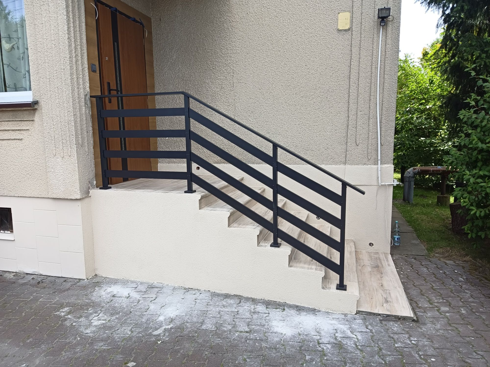 Balustrada,nowoczesna,aluminiowa malowana proszkowo