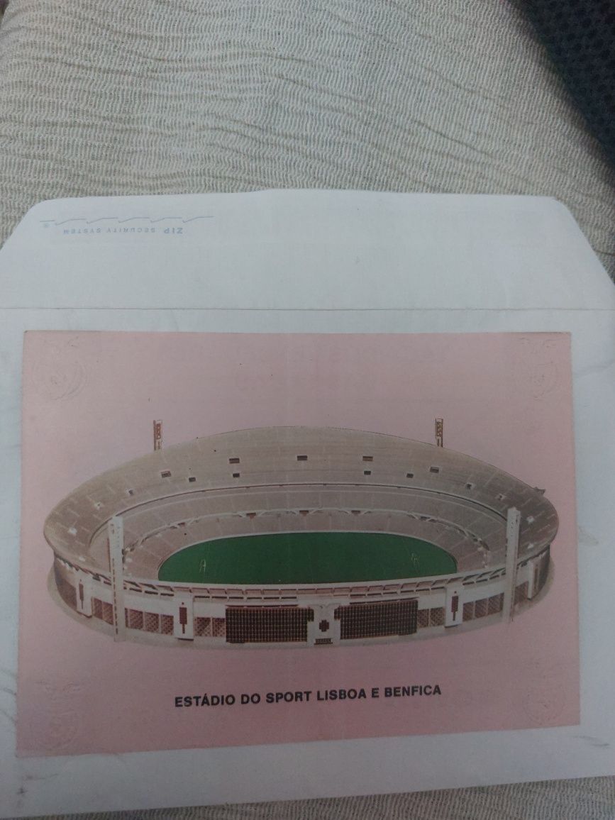 Bilhete Benfica - Sampdoria Outubro 85